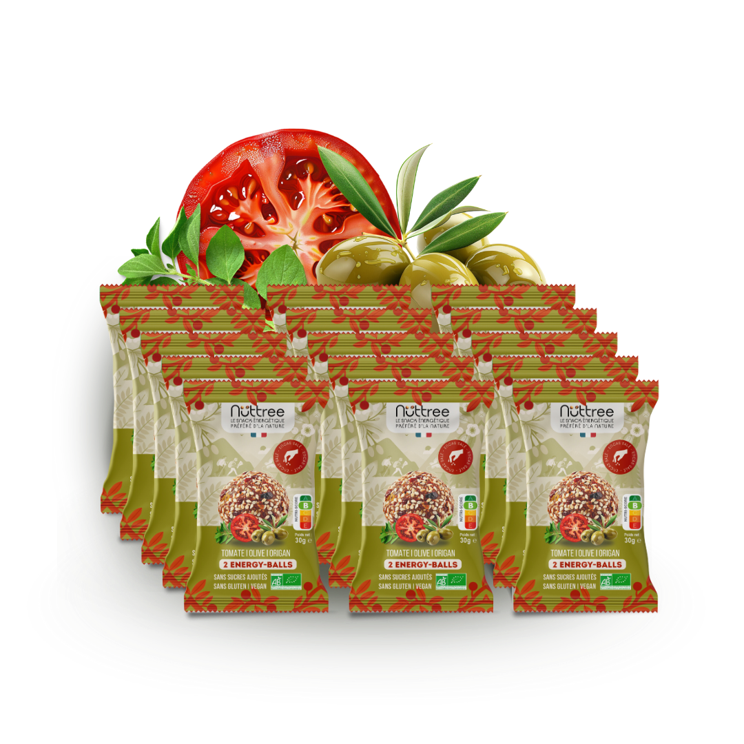 ORGANIC ENERGY-BALLS - SALTY | TOMATO, OLIVE & OREGANO