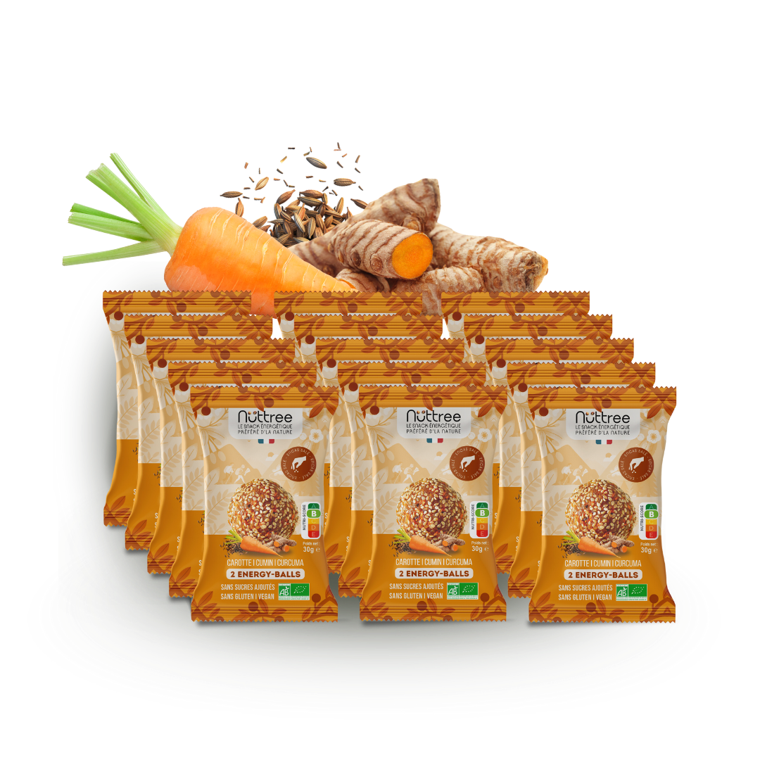 ORGANIC ENERGY-BALLS - SALTY | CARROT, CUMIN & TURMERIC