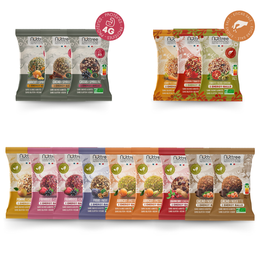 ORGANIC ENERGY-BALLS PACK - DISCOVERY | MIX OF 15 SACHETS