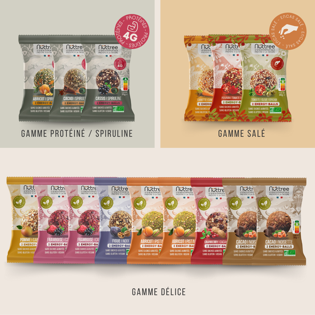 ORGANIC ENERGY-BALLS PACK - DISCOVERY | MIX OF 15 SACHETS