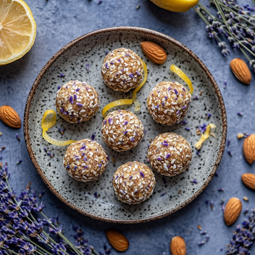 Energy-balls I Lavande, Amande & Citron 🌿🍋