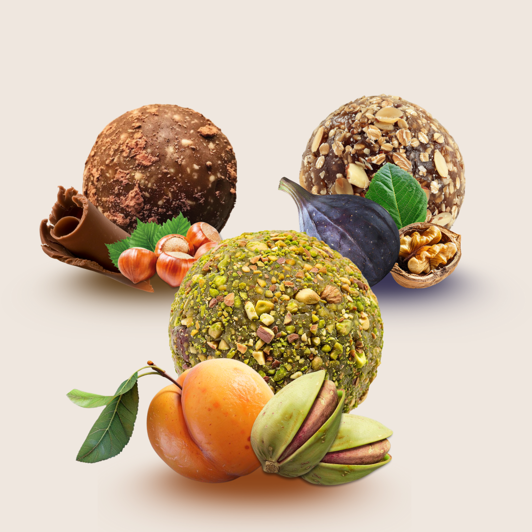 Nüttree -- Balls bio framboise cassis (prêt à vendre) - 2 balls de 15g x 15