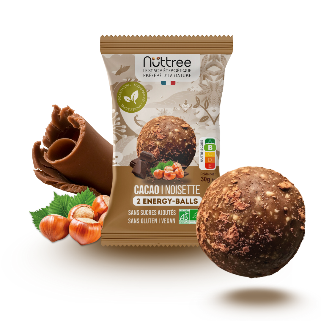 ORGANIC ENERGY-BALLS - DÉLICE | COCOA &amp; HAZELNUT
