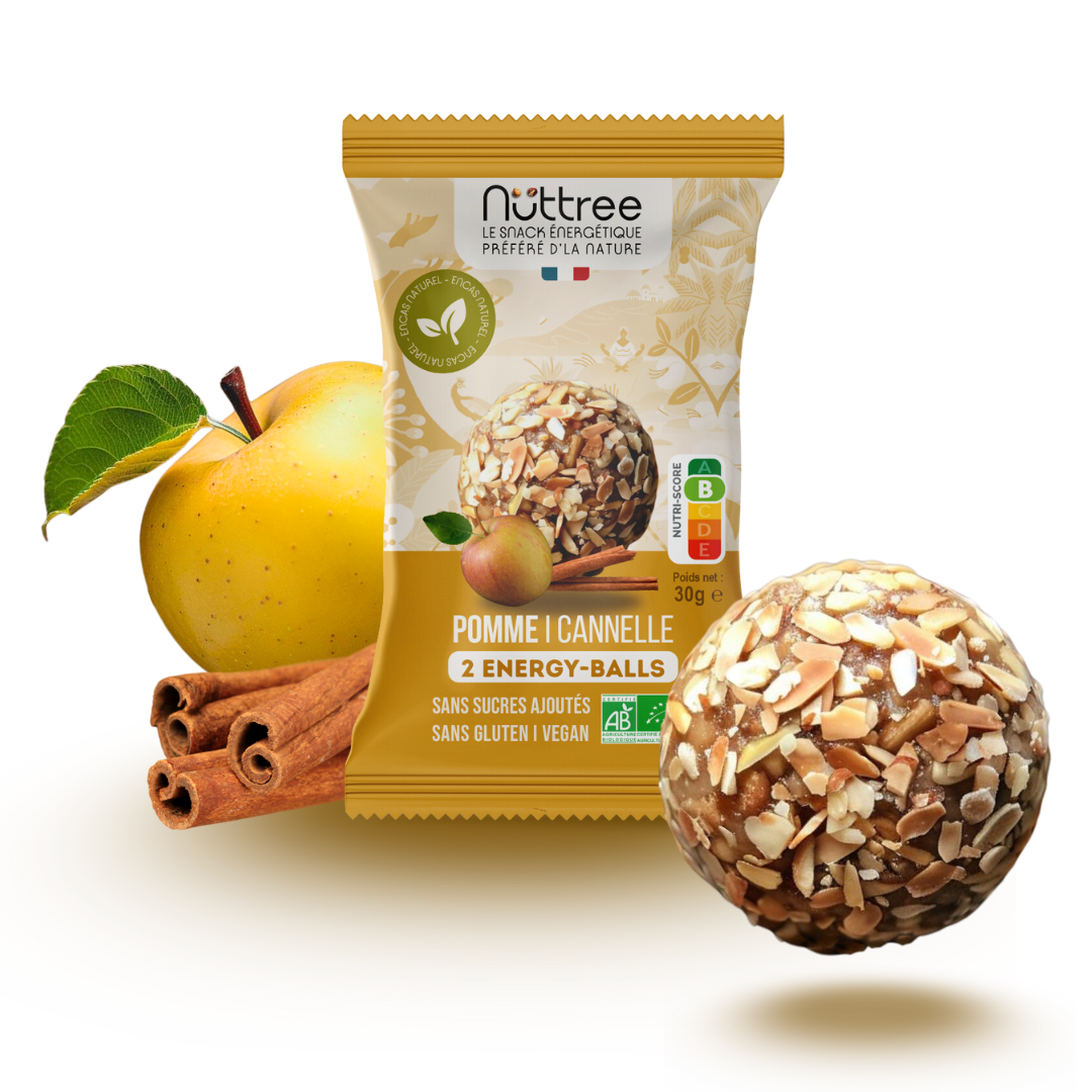 ENERGY-BALLS ORGANIC - DÉLICE | APPLE &amp; CINNAMON
