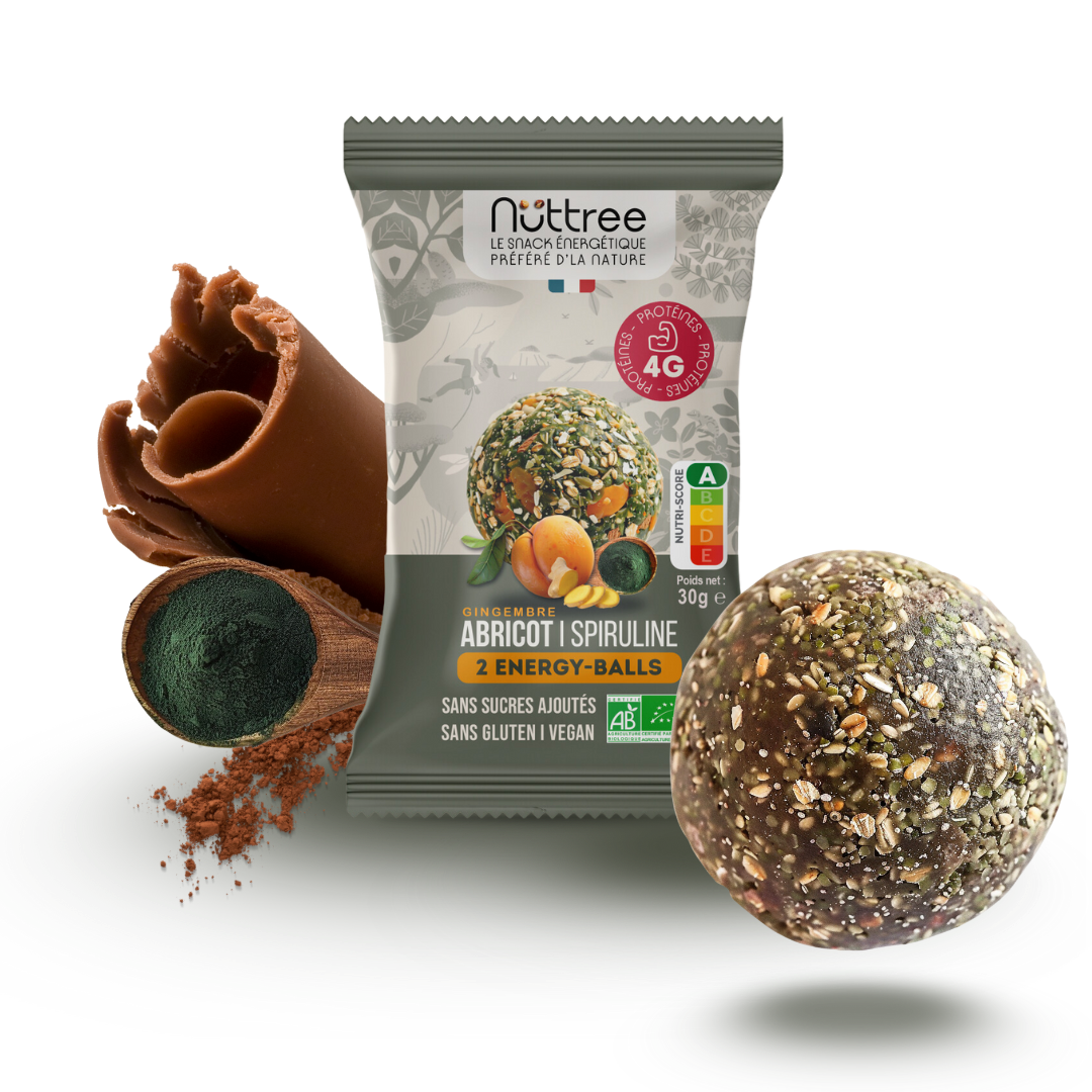 ENERGY-BALLS ORGANIC - PROTEIN | COCOA &amp; SPIRULINA