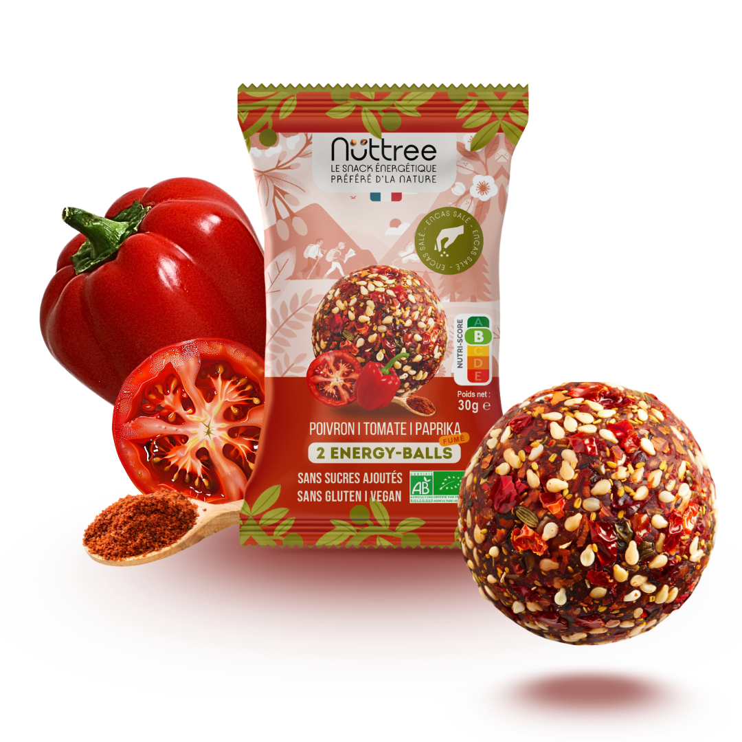ORGANIC ENERGY-BALLS - SALTY | PEPPER, TOMATO &amp; SMOKED PAPRIKA