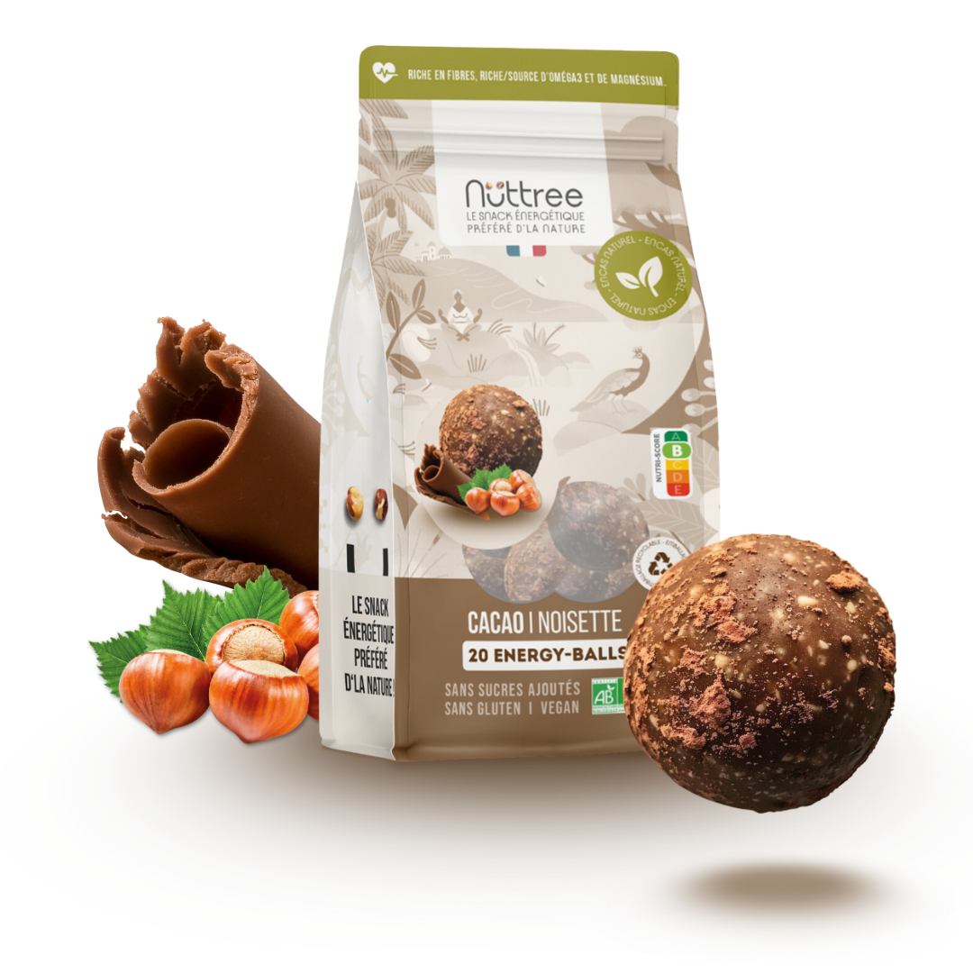 ORGANIC ENERGY-BALLS - DÉLICE | COCOA &amp; HAZELNUT