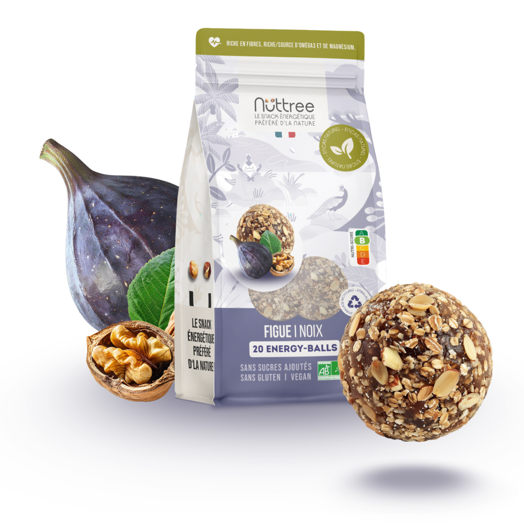 ENERGY-BALLS ORGANIC - DÉLICE | FIG &amp; WALNUT