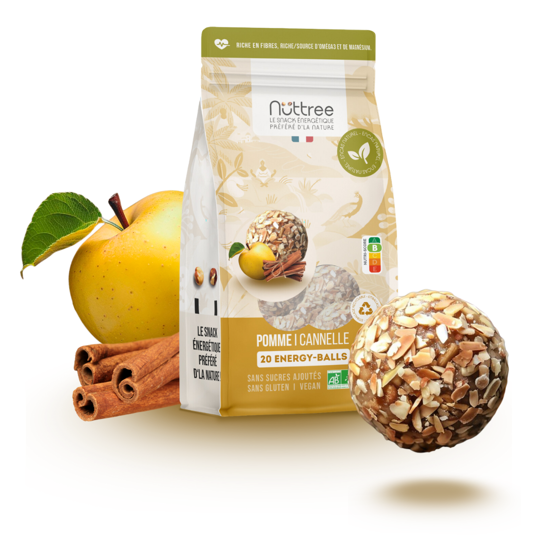 ENERGY-BALLS ORGANIC - DÉLICE | APPLE &amp; CINNAMON